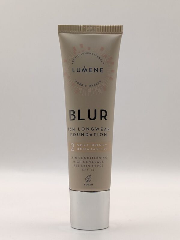 Стойкая тональная основа lumene blur spf 15 № 2 soft honey 30 мл