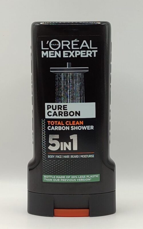 Гель для душа l’oréal men expert pure carbon clean 5 in 1 300 мл.