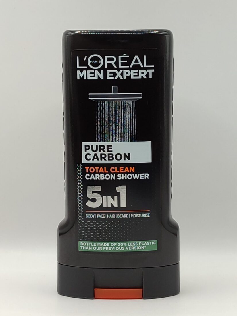 Гель для душа l'oréal men expert pure carbon clean 5 in 1 300 мл.