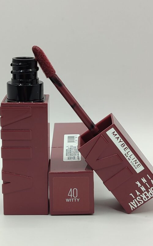 Помада maybelline super stay vinyl ink 40