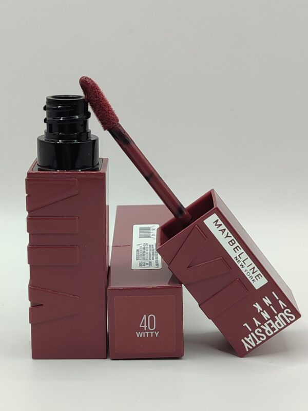 Помада maybelline super stay vinyl ink 40