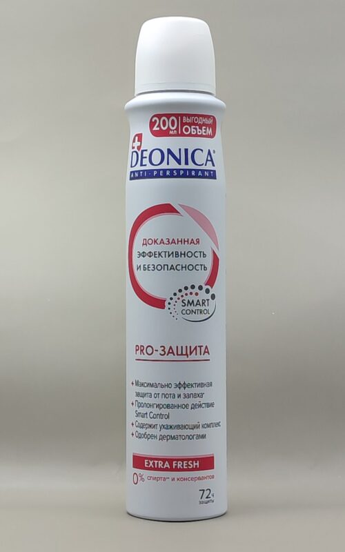 Дезодорант-антиперспирант спрей deonica pro-защита 200 мл