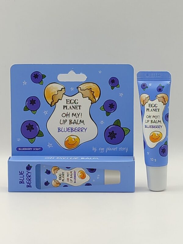Бальзам для губ с ароматом черники egg planet oh my lip balm blueberry daeng gi meo ri. 10гр