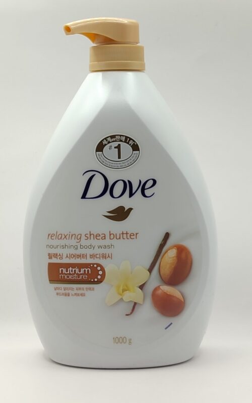 Гель для душа dove relaxing shea butter увлажняющий 1000 мл