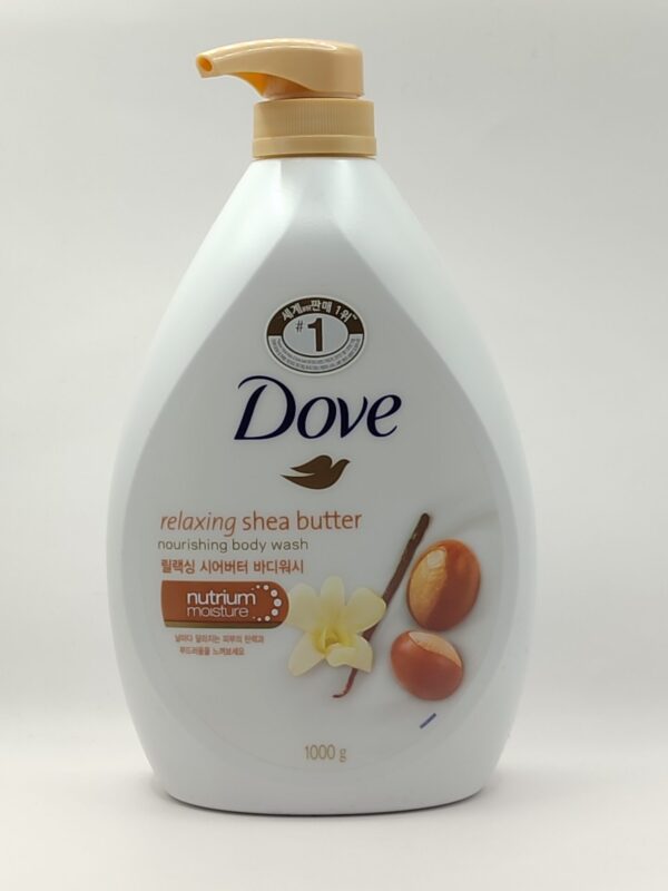 Гель для душа dove relaxing shea butter увлажняющий 1000 мл