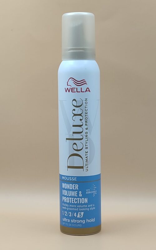 Мусс для волос с эффектом объёма wella deluxe wonder volume&protection 200мл