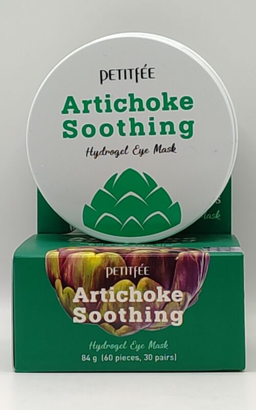 Противоотёчные гидрогелевые патчи для глаз с артишоком petitfee artichoke soothing hydrogel eye mask. 60шт