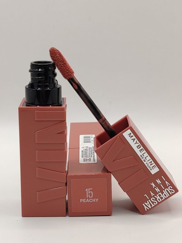 ЖИДКАЯ ГЛЯНЦЕВАЯ ПОМАДА SUPER STAY VINYL INK 15