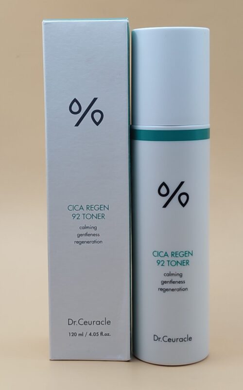 Успокаивающий тонер с центеллой dr.ceuracle cica regen 92 toner (120мл)