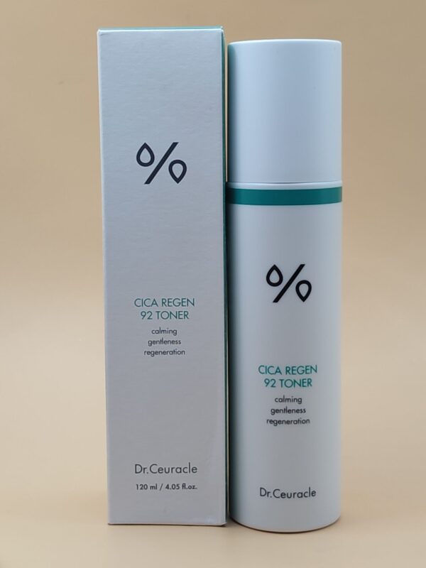 Успокаивающий тонер с центеллой dr.ceuracle cica regen 92 toner (120мл)