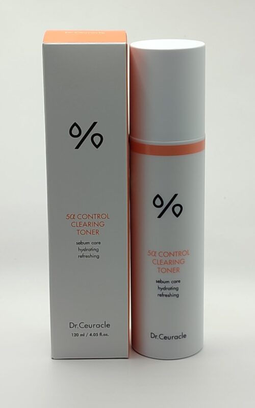 Себорегулирующий тонер для жирной кожи лица dr. ceuracle 5α control clearing toner. 120мл