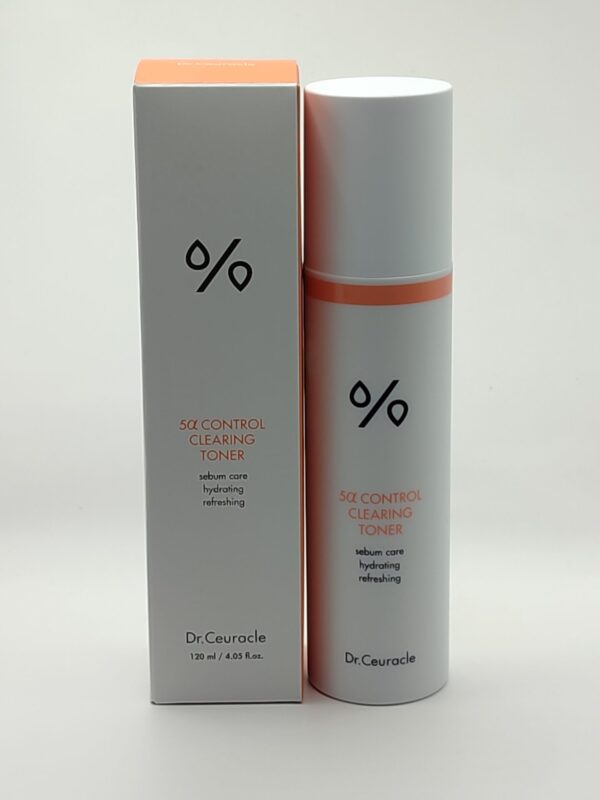 Себорегулирующий тонер для жирной кожи лица dr. ceuracle 5α control clearing toner. 120мл