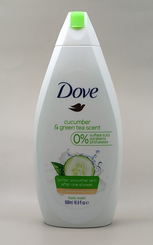 Крем-гель для душа dove прикосновение свежести с зеленым чаем и огурцом 450 мл