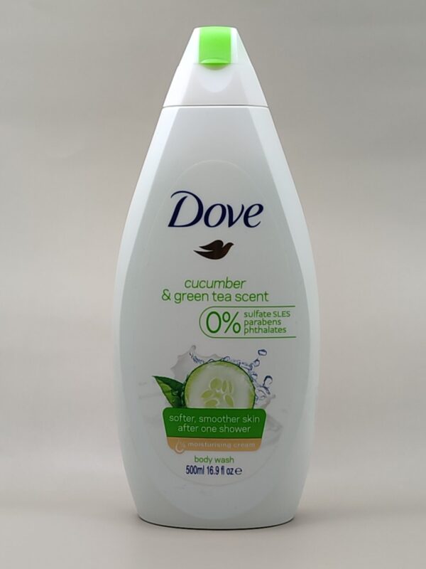 Крем-гель для душа dove прикосновение свежести с зеленым чаем и огурцом 450 мл