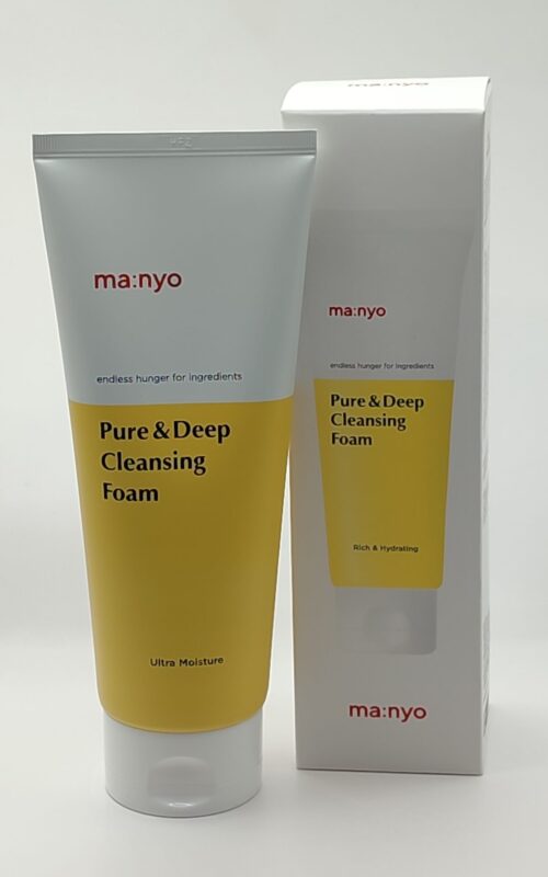Пенка для глубокого очищения пор manyo pure deep cleansing foam. 100мл
