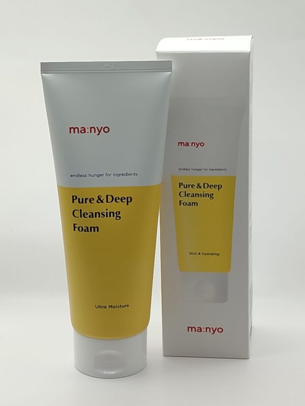 Пенка для глубокого очищения пор manyo pure deep cleansing foam. 100мл