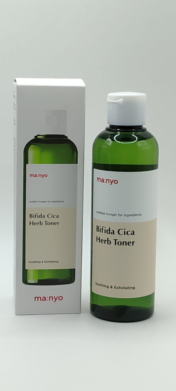Тонер успокаивающий с центеллой и бифидобактериями manyo bifida cica herb toner. 210мл