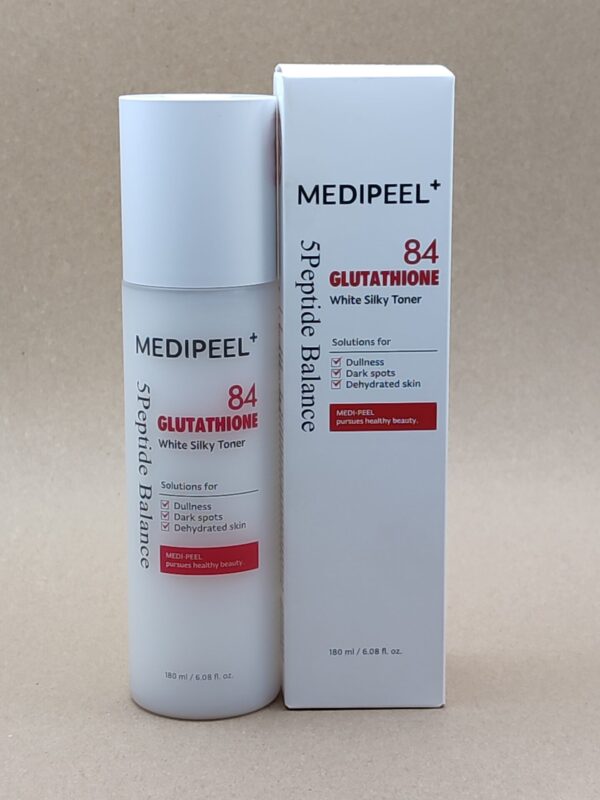 Осветляющий тонер для лица с глутатионом medi-peel bio-intense glutathione 84% white toner 180 мл