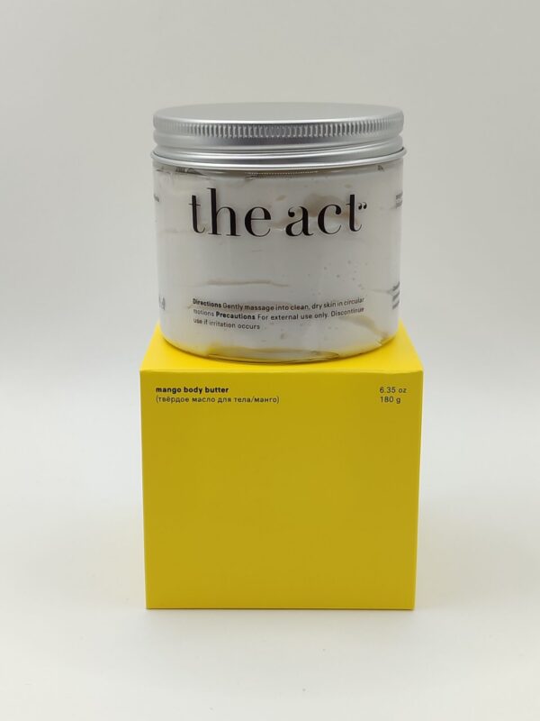 Твердое масло для тела the act манго 180g