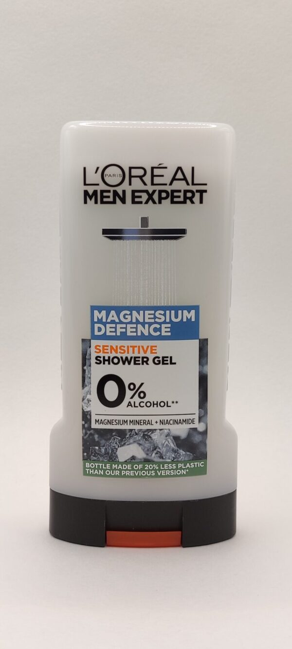 Гель для душа l'oreal men expert magnesium defence для чувствительной кожи 300 мл