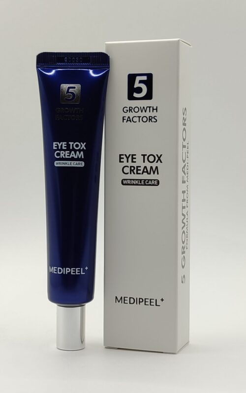 Омолаживающий крем для век с пептидным комплексом medi-peel 5 growth factors eye tox cream. 40мл