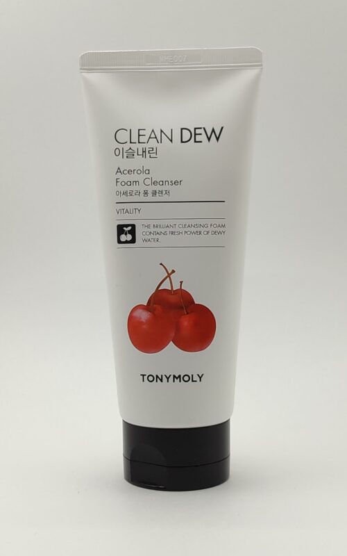 Пенка для умывания с ацеролой tony moly clean dew acerola foam cleanser. 180мл