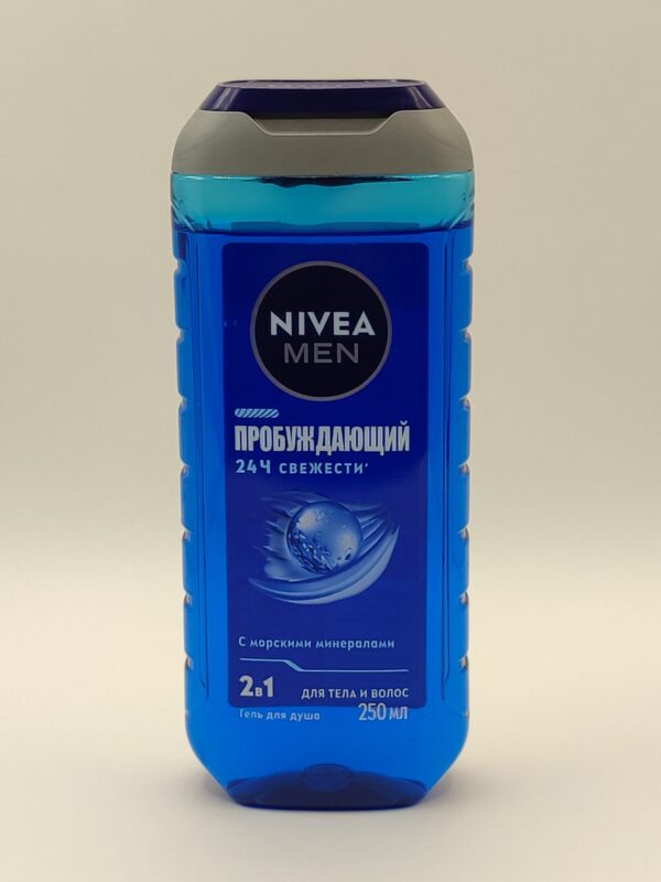 Гель для душа nivea men 250мл пробуждающий 2в1 250мл