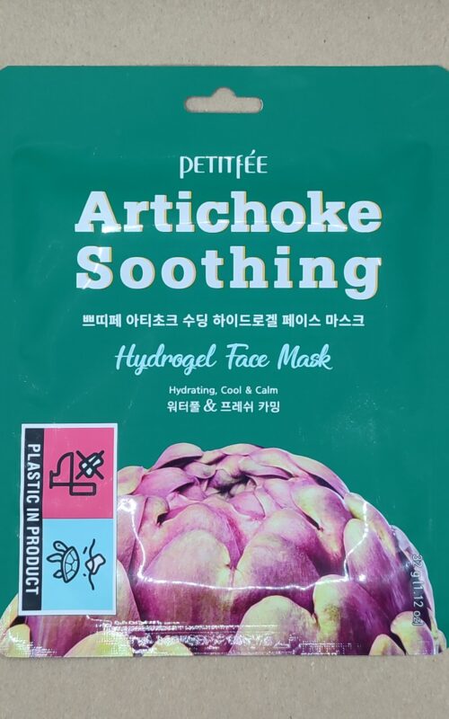 Гидрогелевая маска для лица с артишоком petitfee artichoke soothing hydrogel face mask