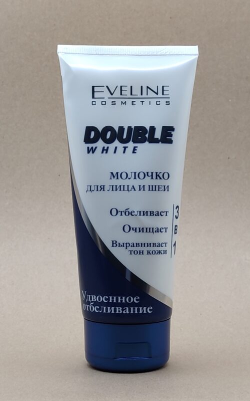 Молочко для лица и шеи eveline double white 200мл