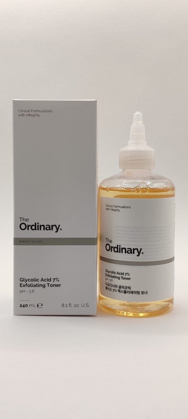 Пилинг-тонер с 7% гликолевой кислоты. the ordinary glycolic acid 7% exfoliating toner