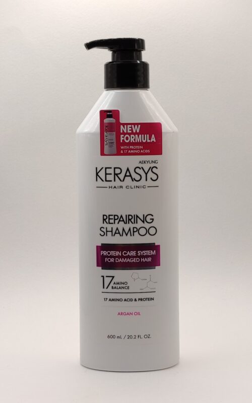 Восстанавливающий шампунь «kerasys» repairing. 600 г
