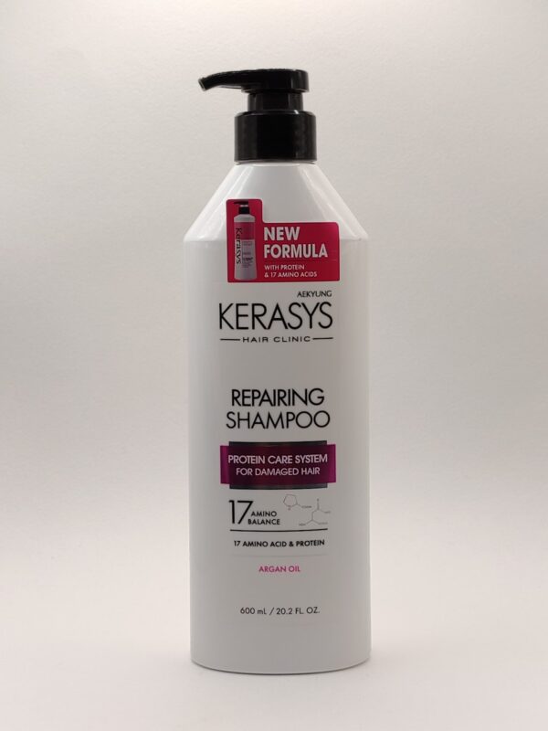 Восстанавливающий шампунь "kerasys" repairing. 600 г