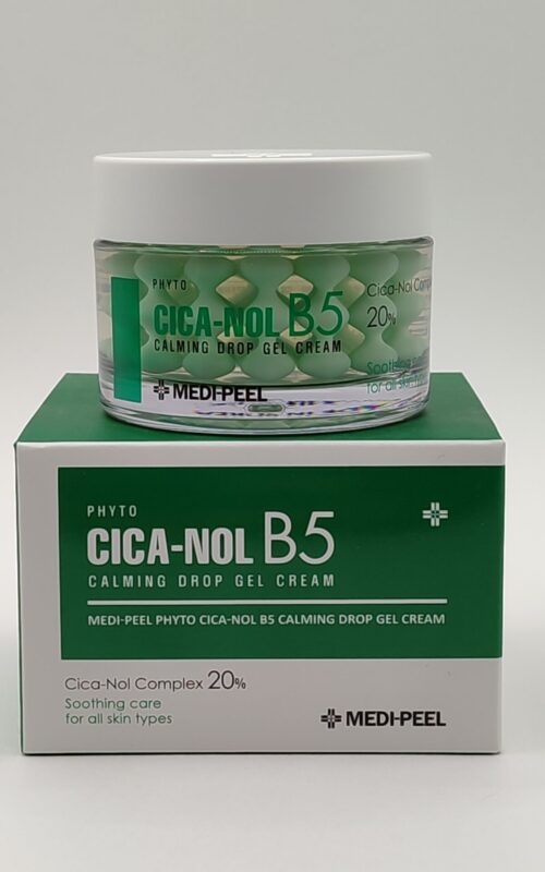 Успокаивающий капсульный крем medi-peel phyto cica-nol b5 calming drop gel cream. 50мл