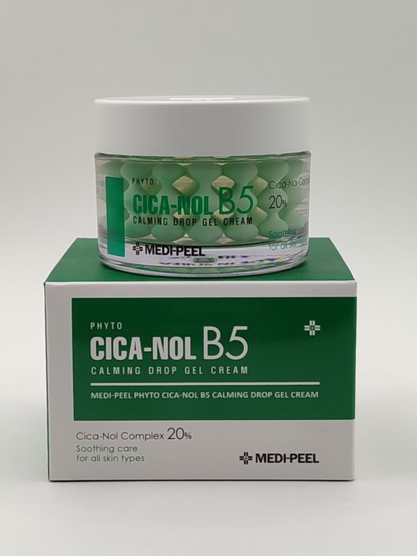 Успокаивающий капсульный крем medi-peel phyto cica-nol b5 calming drop gel cream. 50мл