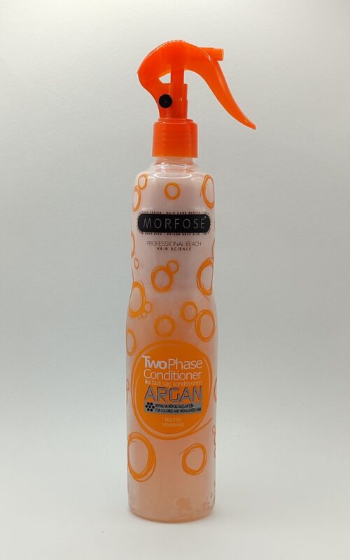 Двухфазный спрей кондиционер morfose argan two phase conditioner для сухих и поврежденных волос 400 мл