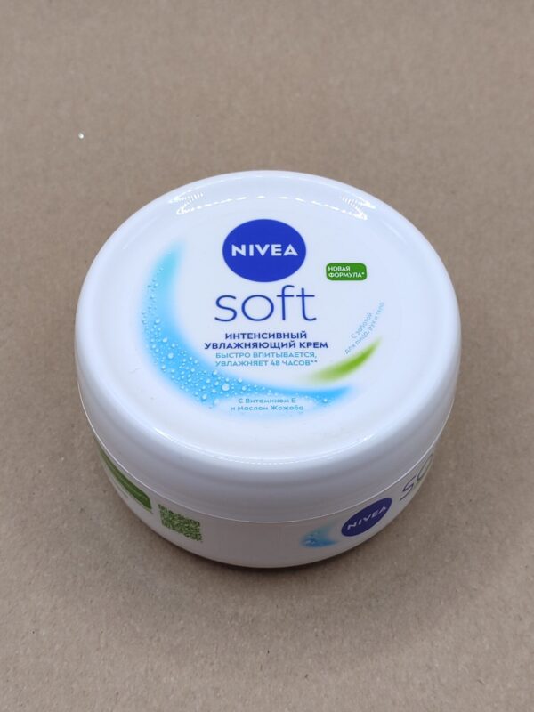 Крем для лица и тела nivea soft интенсивный увлажняющий, 200 мл