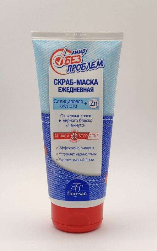 Скраб-маска  от черных точек и жирного блеска floresan 150 мл
