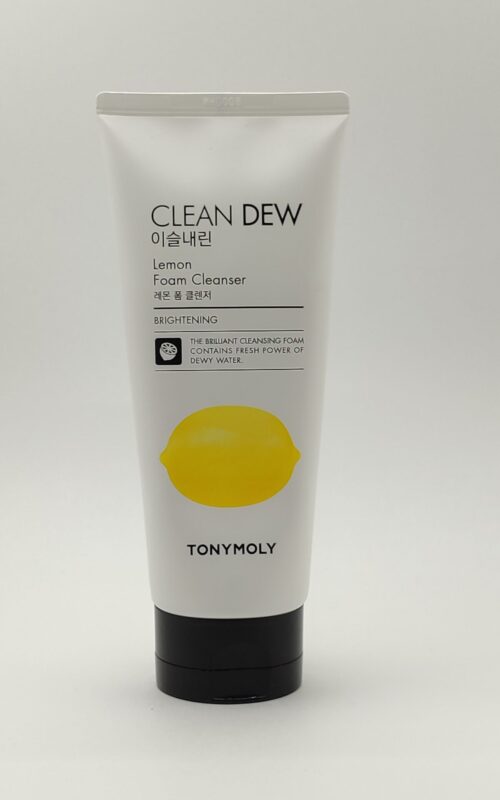 Очищающая пенка для комбинированной кожи лица tony moly clean dew lemon foam cleanser. 180мл