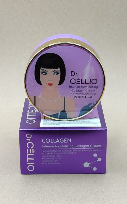 Крем для лица с коллагеном dr.cellio intense revitalizing collagen cream. 100мл