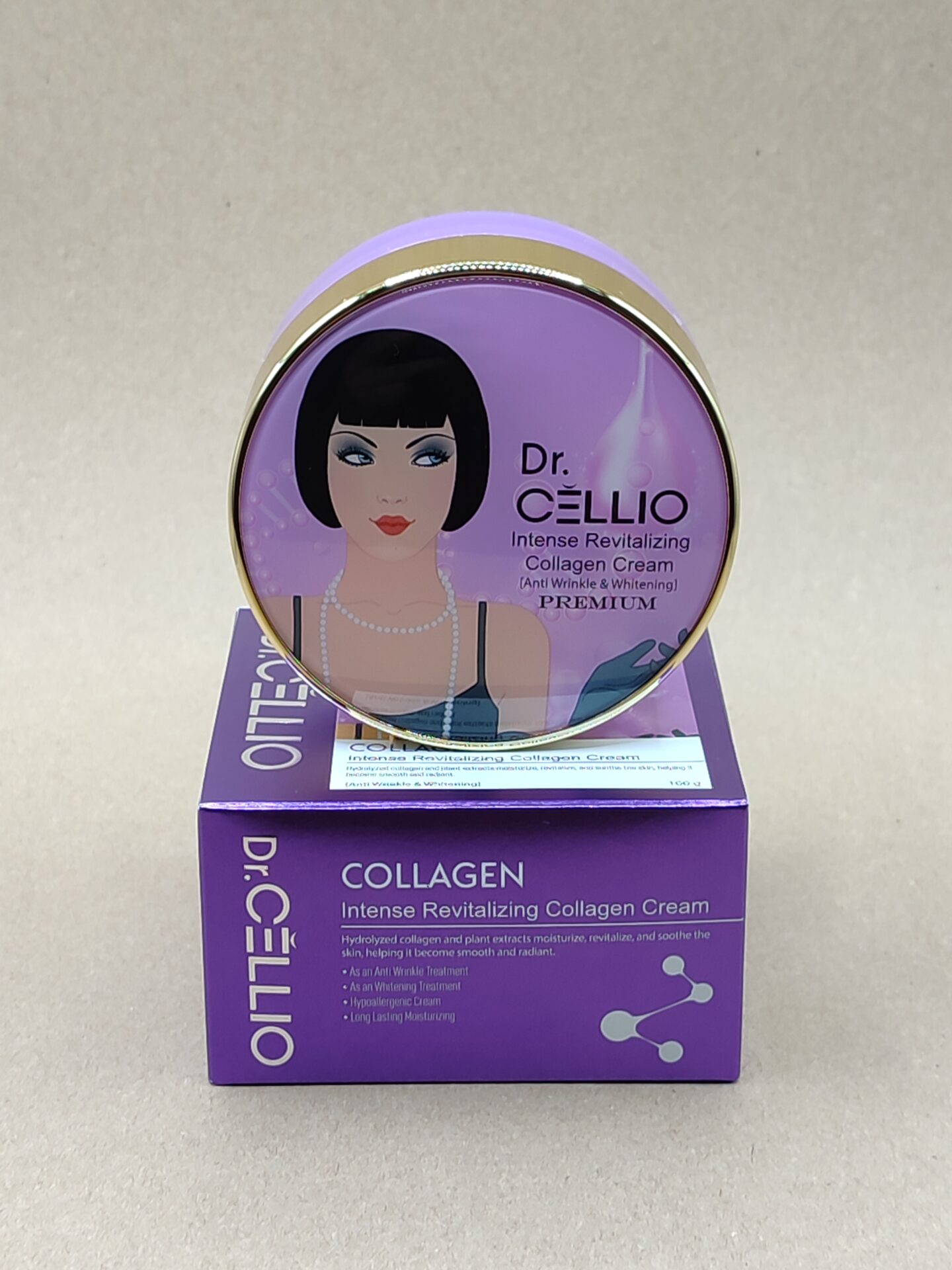 Крем для лица с коллагеном dr.cellio intense revitalizing collagen cream. 100мл