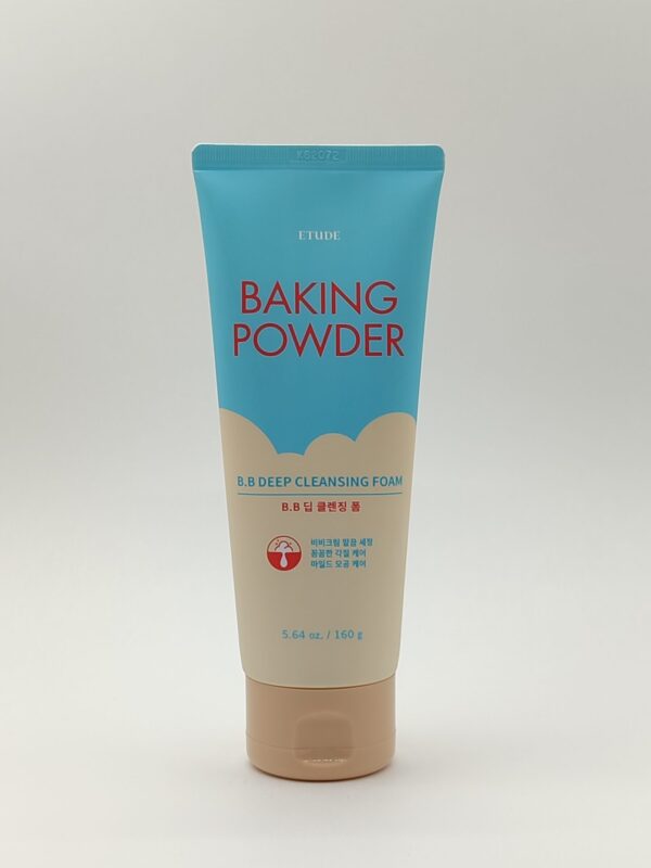 Очищающая пенка для снятия bb-крема с содой etude baking powder b.b deep cleansing foam. 160мл