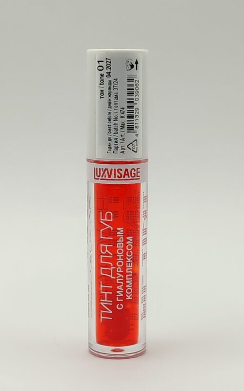 Тинт для губ luxvisage lip tint aqua gel, 3.5 гр, 01