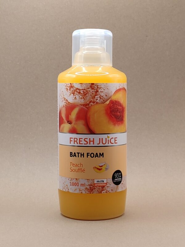 Пена для ванн fresh juice peach souffle персиковое суфле 1000 мл