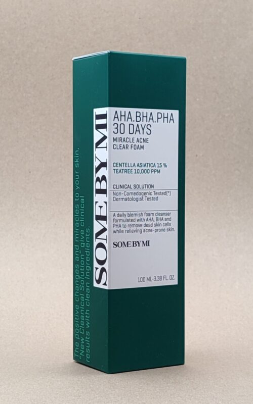Пенка для проблемной кожи с кислотами (some by mi) aha-bha-pha 30 days miracle acne clear foam. 100мл