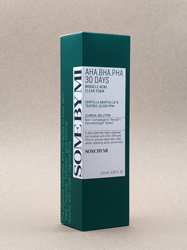 Пенка для проблемной кожи с кислотами (some by mi) aha-bha-pha 30 days miracle acne clear foam. 100мл