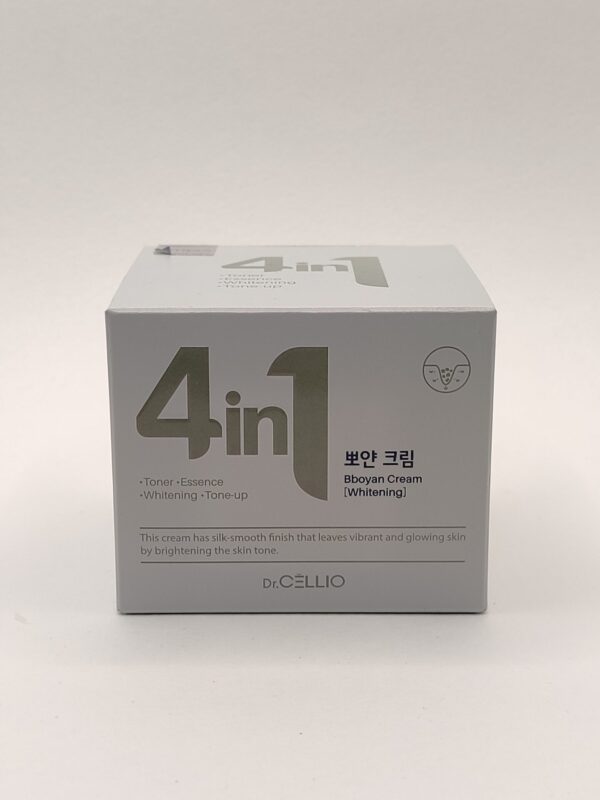 Отбеливающий крем для лица с ниацинамидом 4в1 dr.cellio bboyan cream whitening. 70 мл