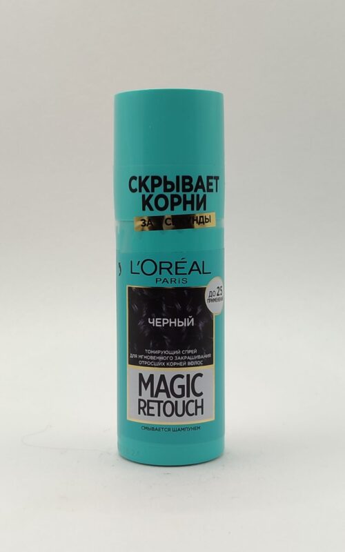 СПРЕЙ ДЛЯ ОКРАШИВАНИЯ ВОЛОС ЧЕРНЫЙ / 75