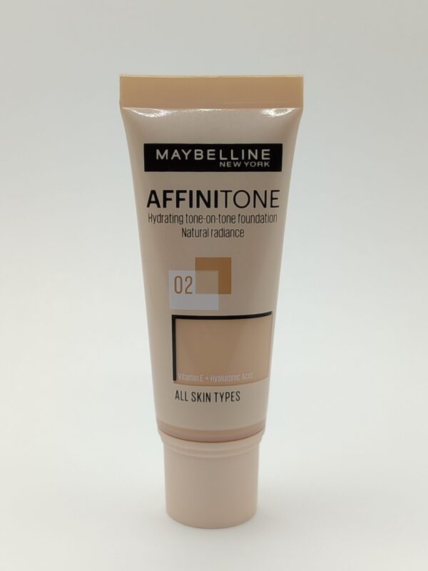 Тональный крем maybelline new york affinitone совершенный тон №02 слоновая кость 30 мл