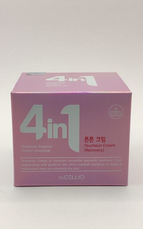 Смягчающий крем для лица с церамидами 4в1 dr.cellio. 70 мл