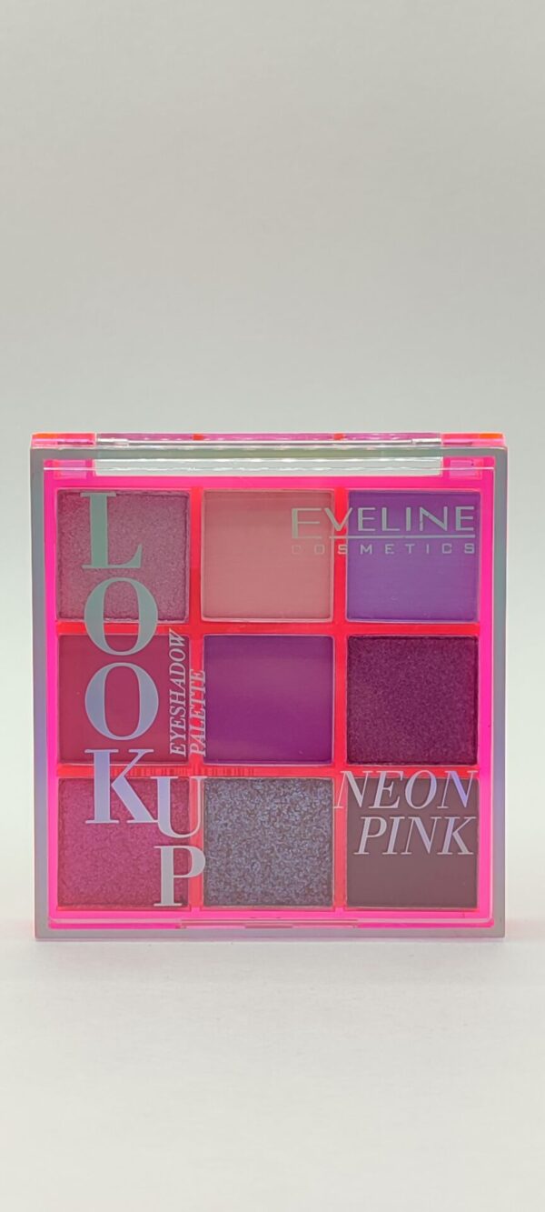 Палетка теней для век eveline cosmetics look up сатиновые neon pink 10.8 г